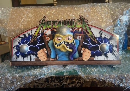 Metallica pinball topper - metallica,