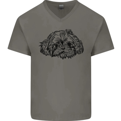 Shih tzu drawing dogs mens - tzu,