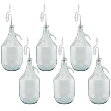 6x THICK Clear Glass 5L