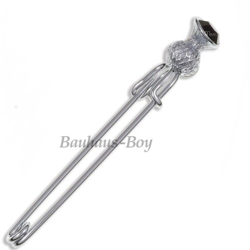 Miracle kilt pin thistle black - miracle,