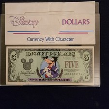 Rare 1997 Disney Dollar - 25th