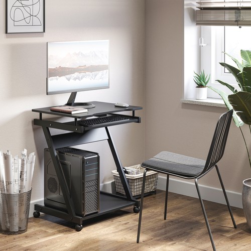 Movable computer desk - desk, 4