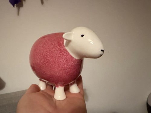 Pink herdy piggy bank - piggy,