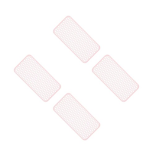 4pcs pink silicone hot - hot, tool