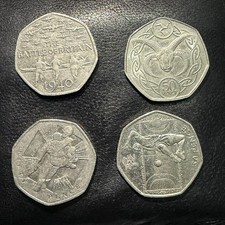 2 pound Coin 50 pence Coin