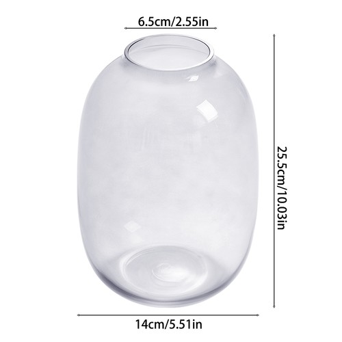 Contemporary clear round - contemporary, glass