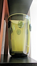 Stunning Rare XLarge Vase, Severin Brorby, Hadeland, Norway, 1950s, Signed