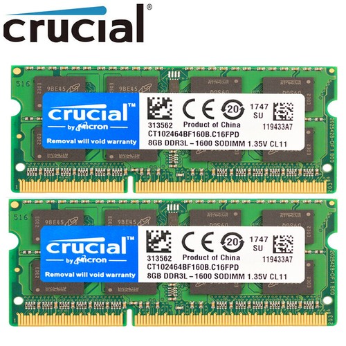 Crucial ddr3l 16gb - ddr3l, 1600mhz