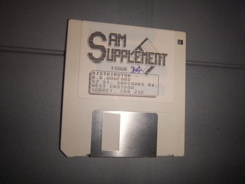 Sam supplement disk magazine - disk,