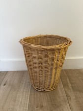 Wicker Waste Paper Bin Basket