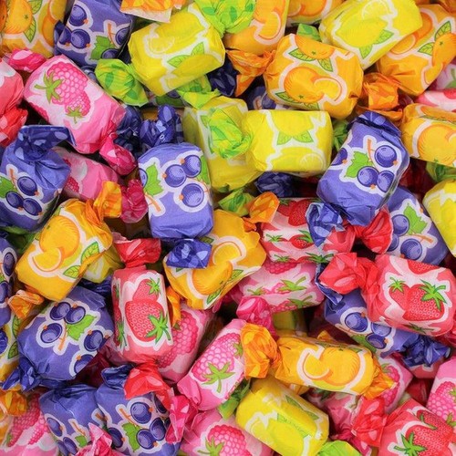 Assorted fruit chews - -, from
