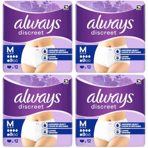 Always discreet pants - always,