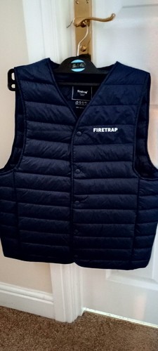 Firetrap navy blue - navy, gilet,