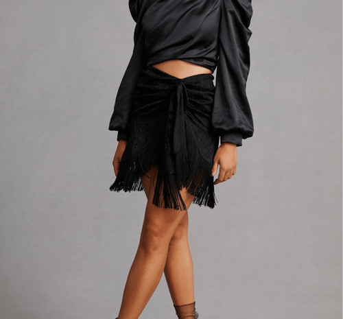 Anthropologie black jacquard - anthropologie,