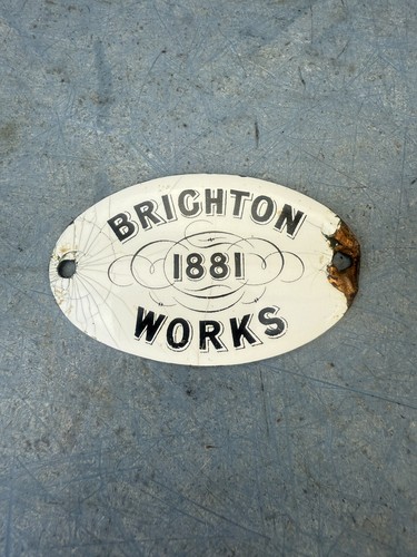 Antique enamel brighton works - antique,