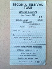 V,R,  TICKET,  (  BEGONIA