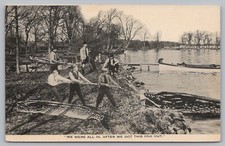 Men Pulling Big Fish Catch