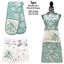 5 Piece Apron, Double Oven