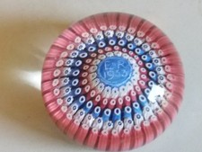 WHITEFRIARS 1953 CORONATION GLASS PAPERWEIGHT #1