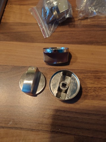 Metal cooker burner dials - -, 6