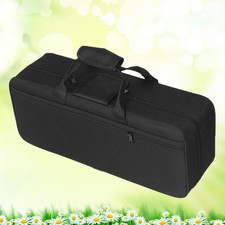 Ergonomic Oxford Cloth Trumpet Case With Dual Shoulder Straps And Zipper Pockets