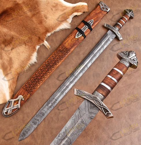 Hand forged damascus steel - hand,
