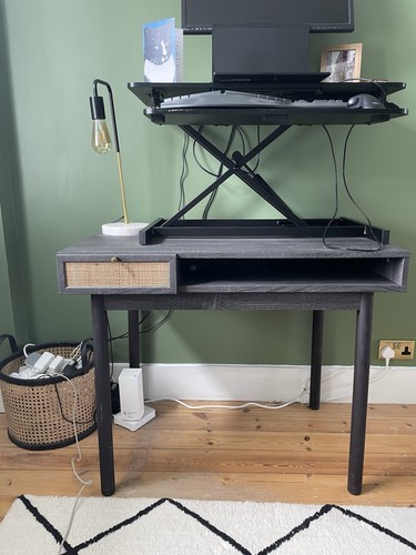 Home office desk dark - office, wood