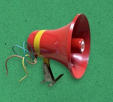 Classic Used Red WASO Siren Horn. Truck Car Van