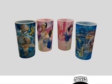 Disney- Marvel Cups - Hologram - Set of 4 - Spider-Man -Princess -Pj Masks Rare