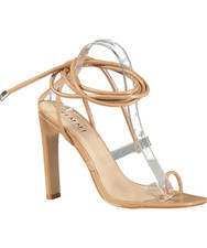 Ego Nude Patent Tie Up