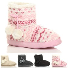 WOMENS LADIES WINTER POM POM