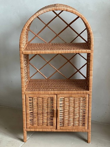 New arched wicker cabinet - arched,