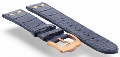 New 22mm genuine steel navy - steel,