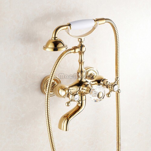 Gold victorian bath shower - gold,