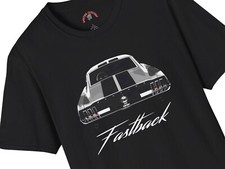 Ford Mustang Fastback T-Shirt GT Shelby Classic Car Tee Muscle Car Dad Gift