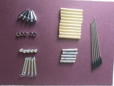 Pen turning kits. Slimline Pen making kits for woodturning in Chrome Pack of 5