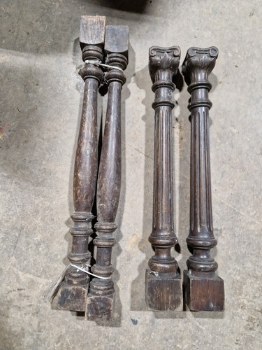 Victorian wooden column - victorian,