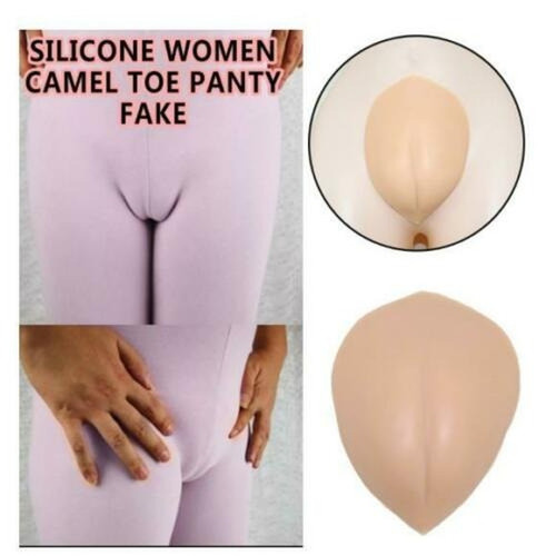 Camel toe gaff pad panty - camel,