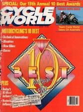 Cycle World October 1988 – 10 Best Motorcycles of '88 / Yamaha FZ750 / Thunder D