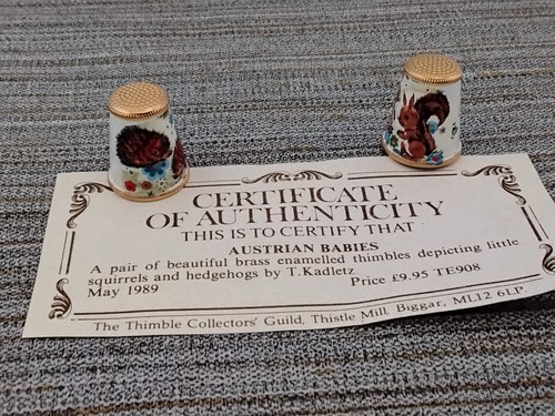 Collectable thimbles austrain - collectable,