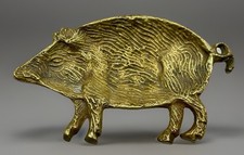Vintage Brass Pig Javelina