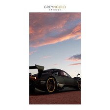 Black pagani zonda - pagani, r