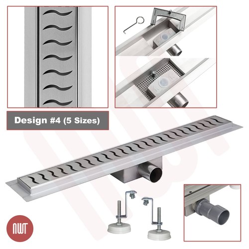 1000mm linear shower - 1000mm, drain