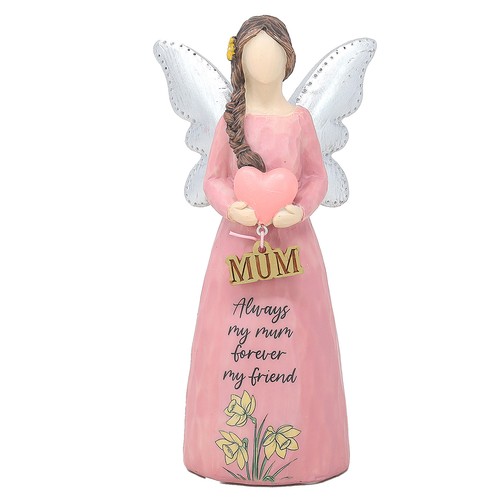 Angel heart figurine for mum - angel,