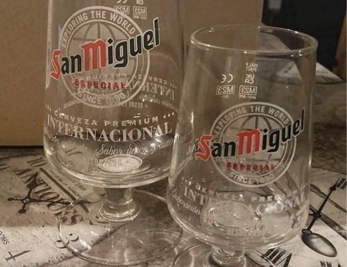 San miguel pint glass - glass, x