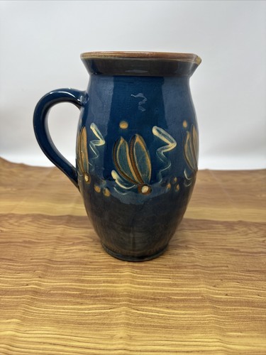 Vintage hand painted pitcher - hand,