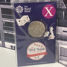 2018 10p Alphabet Letter Coin
