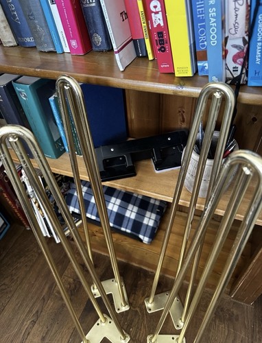 Gold 71cm hairpin legs - 71cm, never