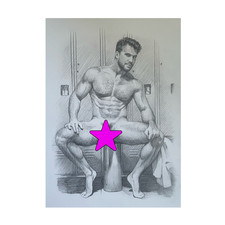 Original Graphite Nude Male