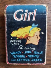Vintage "Girl" Pepys card game